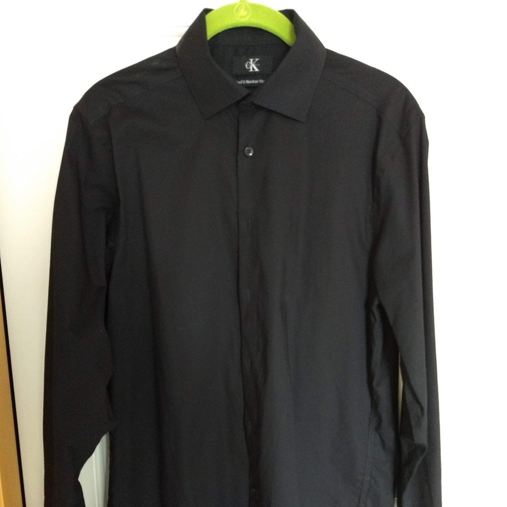 Calvin Klein Black Dress Shirt